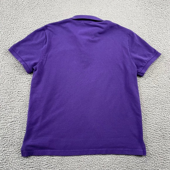 Lacoste Polo Shirt Mens 7 XXL Purple LIVE Pique Short Sleeve Crocodile Logo - Picture 2 of 7
